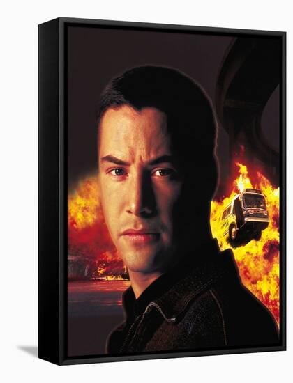 KEANU REEVES. "SPEED" [1994], directed by JAN DE BONT.-null-Framed Stretched Canvas
