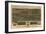 Kearney, Nebraska - Panoramic Map-Lantern Press-Framed Art Print