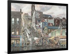 Kearny St.: San Francisco-Stanton Manolakas-Framed Giclee Print