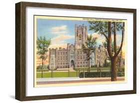 Keating Hall, Fordham University, New York City-null-Framed Art Print