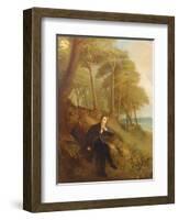 Keats Listening to the Nightingale on Hampstead Heath, 1845 (See also 145175)-Joseph Severn-Framed Giclee Print