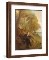 Keats Listening to the Nightingale on Hampstead Heath, 1845 (See also 145175)-Joseph Severn-Framed Giclee Print