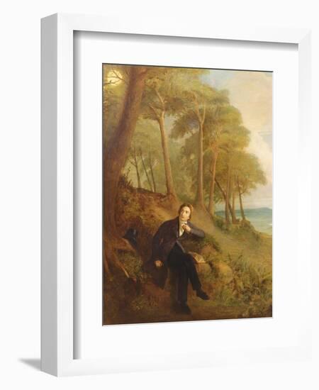 Keats Listening to the Nightingale on Hampstead Heath, 1845 (See also 145175)-Joseph Severn-Framed Giclee Print