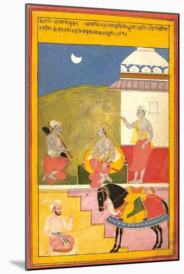 Kedar Ragini of Sri, 1628-Shah ud Din-Mounted Giclee Print