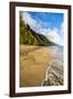 Kee Beach on the Napali Coast, Kauai, Hawaii, United States of America, Pacific-Michael Runkel-Framed Photographic Print