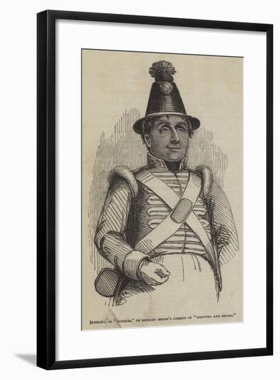 Keeley, as Bottles, in Shirley Brook's Comedy of Honours and Tricks-null-Framed Giclee Print