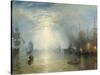 Keelmen Heaving in Coals by Moonlight, 1835-J. M. W. Turner-Stretched Canvas