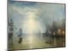 Keelmen Heaving in Coals by Moonlight, 1835-J. M. W. Turner-Mounted Giclee Print