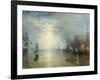 Keelmen Heaving in Coals by Moonlight, 1835-J. M. W. Turner-Framed Giclee Print