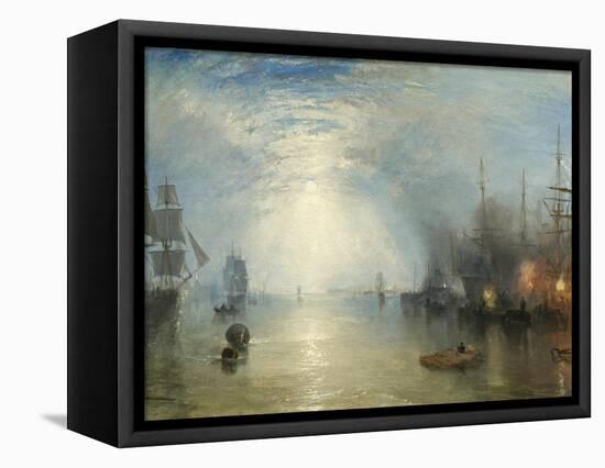 Keelmen Heaving in Coals by Moonlight, 1835-J. M. W. Turner-Framed Stretched Canvas