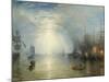 Keelmen Heaving in Coals by Moonlight, 1835-J. M. W. Turner-Mounted Giclee Print