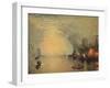 'Keelmen Heaving in Coals by Moonlight', 1835-JMW Turner-Framed Giclee Print