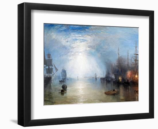 Keelmen Heaving in Coals-J. M. W. Turner-Framed Giclee Print