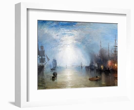 Keelmen Heaving in Coals-J. M. W. Turner-Framed Giclee Print