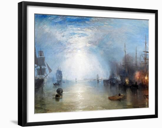 Keelmen Heaving in Coals-J. M. W. Turner-Framed Giclee Print