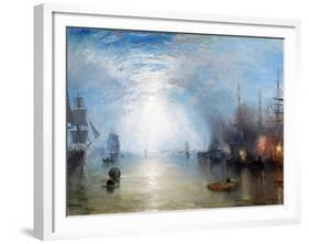 Keelmen Heaving in Coals-J. M. W. Turner-Framed Giclee Print