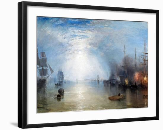 Keelmen Heaving in Coals-J. M. W. Turner-Framed Giclee Print