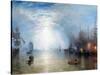 Keelmen Heaving in Coals-J. M. W. Turner-Stretched Canvas