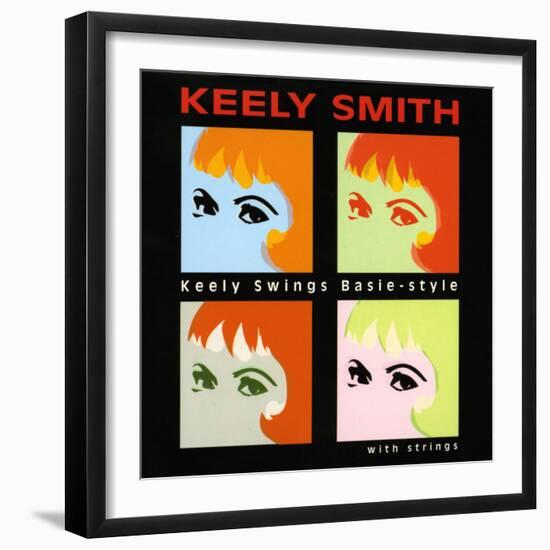 Keely Smith - Keely Swings Basie-style-null-Framed Art Print