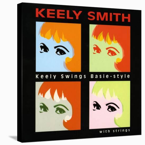 Keely Smith - Keely Swings Basie-style-null-Stretched Canvas