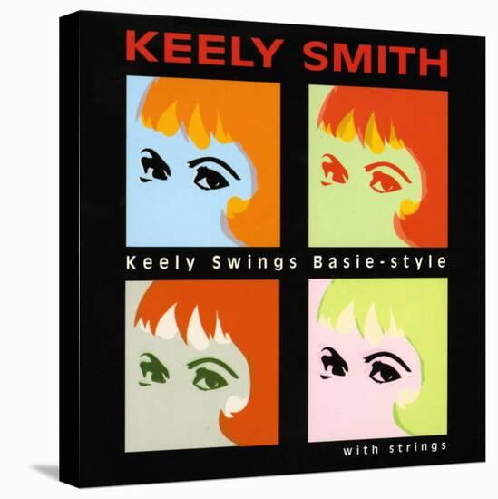 Keely Smith - Keely Swings Basie-style-null-Stretched Canvas