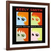 Keely Smith - Keely Swings Basie-style-null-Framed Art Print