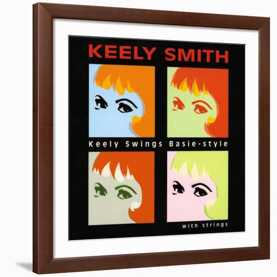 Keely Smith - Keely Swings Basie-style-null-Framed Art Print