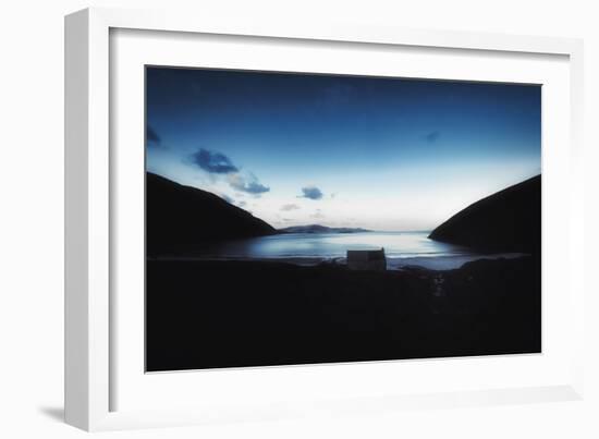 Keem Bay Black and Blue-Philippe Sainte-Laudy-Framed Photographic Print