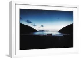 Keem Bay Black and Blue-Philippe Sainte-Laudy-Framed Photographic Print