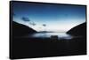 Keem Bay Black and Blue-Philippe Sainte-Laudy-Framed Stretched Canvas