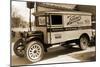 Keener Brand Meets, Kuhner Packing Co. Delivery Truck-null-Mounted Art Print