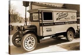 Keener Brand Meets, Kuhner Packing Co. Delivery Truck-null-Stretched Canvas