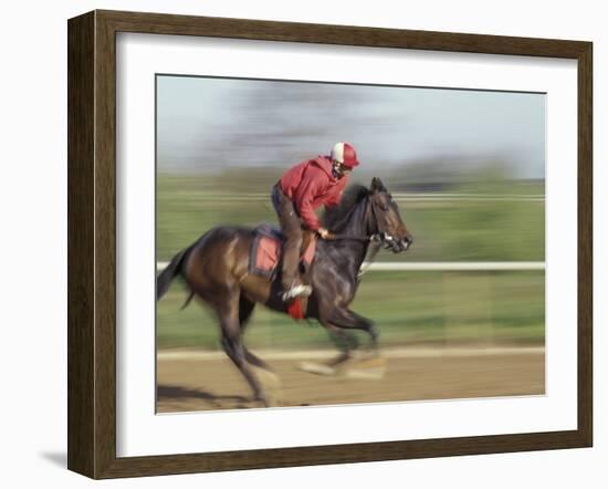 Keenland Horse Race Track, Lexington, Kentucky, USA-Michele Molinari-Framed Photographic Print