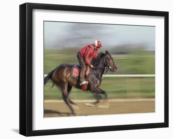 Keenland Horse Race Track, Lexington, Kentucky, USA-Michele Molinari-Framed Photographic Print