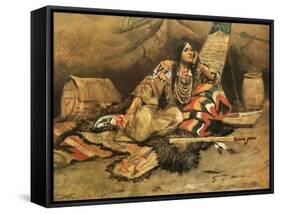 Keeoma-Charles Marion Russell-Framed Stretched Canvas