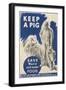 Keep a Pig Poster-null-Framed Art Print