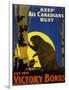 Keep All Canadians Busy, 1918 Victory Bonds-null-Framed Giclee Print