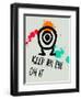 Keep an Eye on it 1-Lina Lu-Framed Art Print