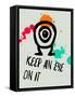 Keep an Eye on it 1-Lina Lu-Framed Stretched Canvas