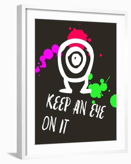 Keep an Eye on it 2-Lina Lu-Framed Art Print