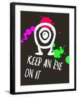 Keep an Eye on it 2-Lina Lu-Framed Art Print