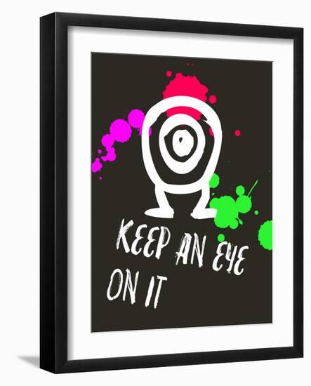 Keep an Eye on it 2-Lina Lu-Framed Art Print