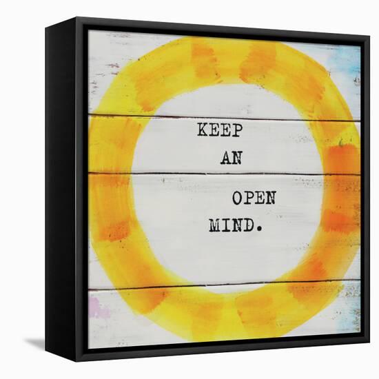 Keep an Open Mind-Mimi Marie-Framed Stretched Canvas