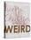 Keep Austin Weird - 1939, Austin Chamber of Commerce, Texas, United States Map-null-Stretched Canvas