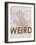 Keep Austin Weird - 1939, Austin Chamber of Commerce, Texas, United States Map-null-Framed Giclee Print