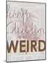 Keep Austin Weird - 1939, Austin Chamber of Commerce, Texas, United States Map-null-Mounted Giclee Print