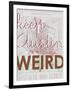 Keep Austin Weird - 1939, Austin Chamber of Commerce, Texas, United States Map-null-Framed Giclee Print