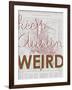 Keep Austin Weird - 1939, Austin Chamber of Commerce, Texas, United States Map-null-Framed Giclee Print