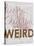 Keep Austin Weird - 1939, Austin Chamber of Commerce, Texas, United States Map-null-Stretched Canvas