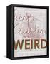 Keep Austin Weird - 1939, Austin Chamber of Commerce, Texas, United States Map-null-Framed Stretched Canvas